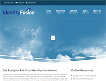 Tablet Screenshot of identityfusion.com